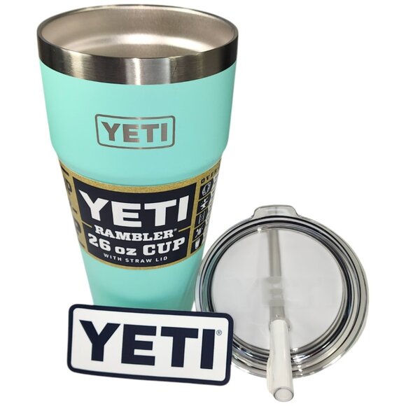 Yeti Other - YETI Rambler 26 oz Straw Cup, Vacuum Insulated, Stainless Steel with Straw Lid